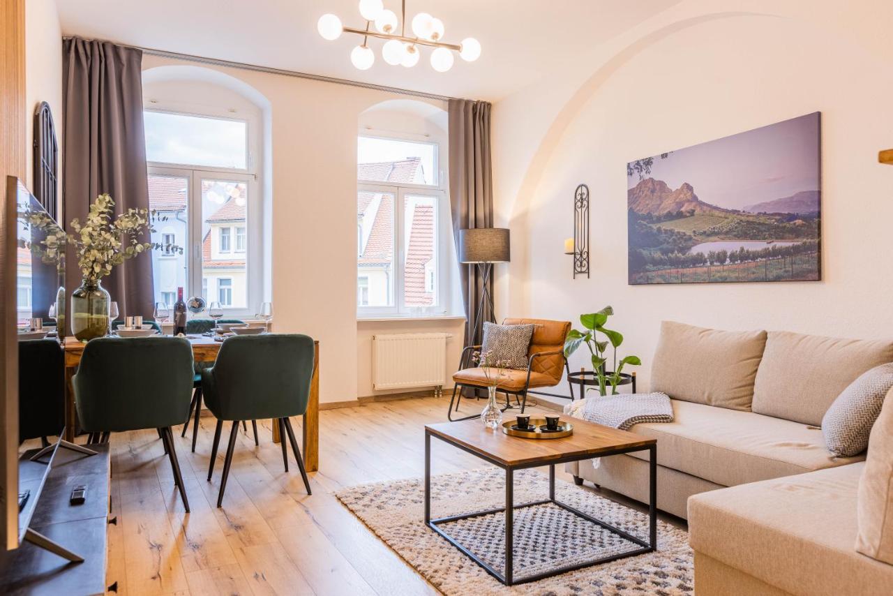 Fynbos Apartments Theaterblick, Historisch & Stilvoll, Parkplatz Meißen Buitenkant foto